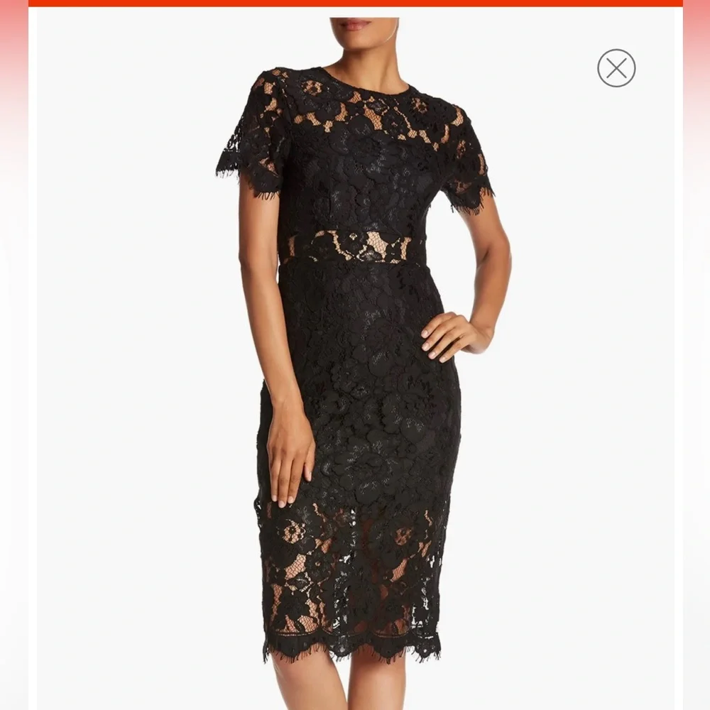 Nwt NSR black lace dress - Picture 5 of 5